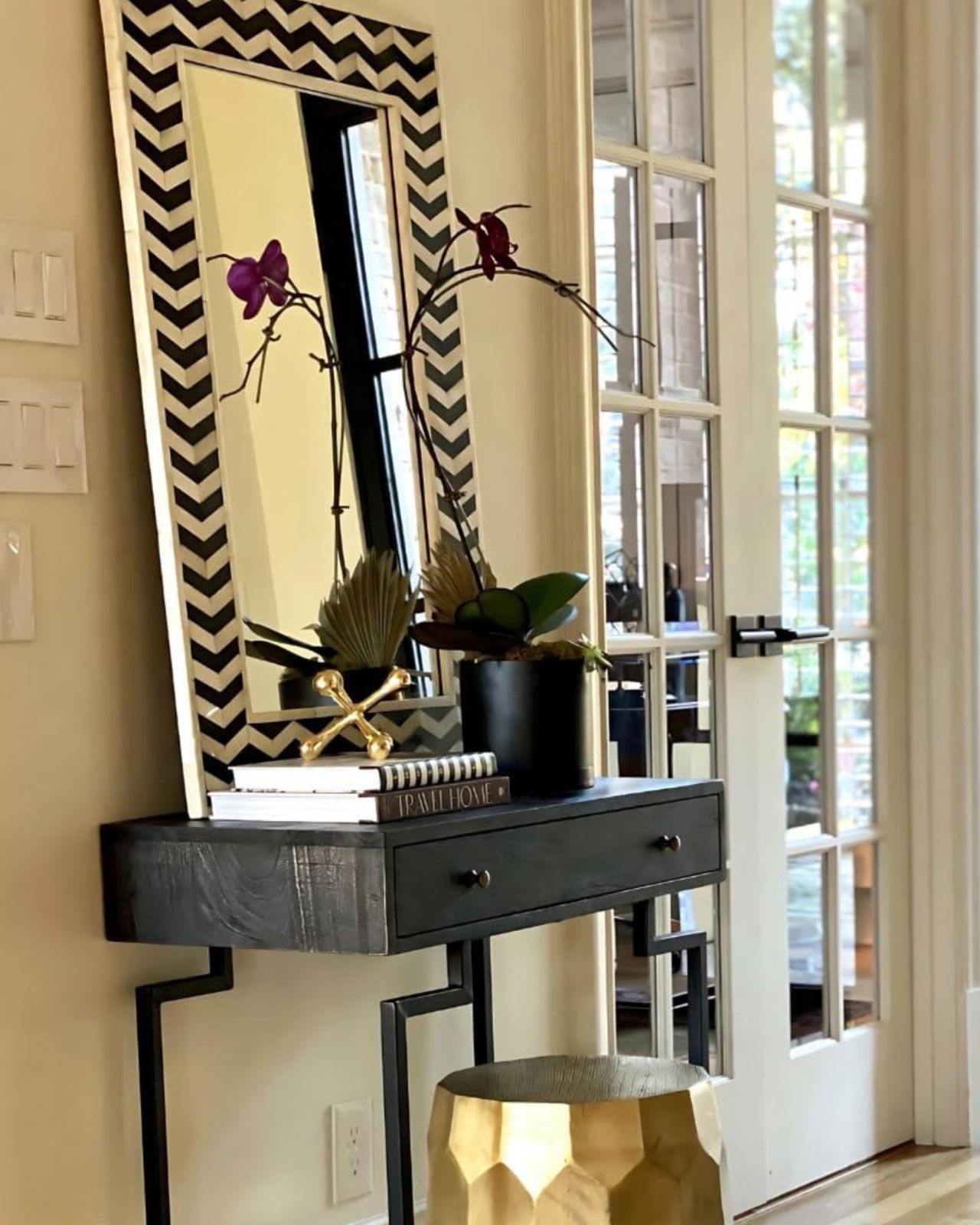 Bone Inlay Mirror